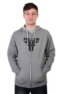 Толстовка Fallen Bever Zip Hood Heat Grey/Black