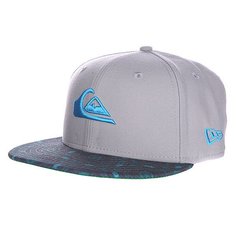 Бейсболка New Era Quiksilver Scallop NewEra Grey/Blue