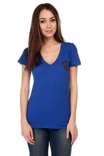 Футболка женская Santa Cruz Classic Dot V-Neck Royal Blue