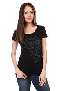 Футболка женская Santa Cruz Lacework Scoop Neck Black