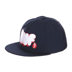 Бейсболка Huf Bubbles Snapback Navy