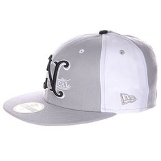 Бейсболка New Era Nor Cal Louisville 59 Fifty Grey/White