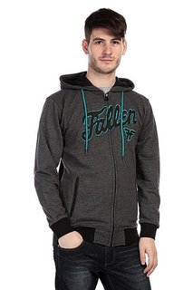 Толстовка Fallen Authentic Zip Hood Heat Charcoal