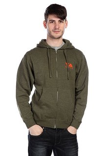 Толстовка Fallen Poler X Fallen Zip Hood Heat Army/Orange