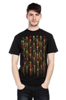 Футболка Fallen Slum Lord Shirt Black/Rasta