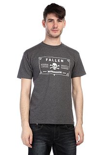 Футболка Fallen 100 Proof Heat Charcoal/Black