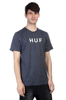 Футболка Huf Original Logo Tee Navy Heather