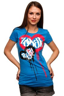 Футболка женская Zoo York Tough Love Tee Blue Heather