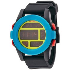 Часы Nixon Unit Black/Blue/Chartreuse