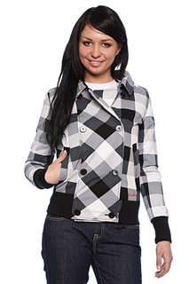 Куртка женская Zoo York Dizzy Pea Coat Thun Storm Plaid