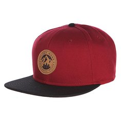 Бейсболка CLWR Badge Cap Burgundy