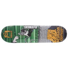 Дека для скейтборда для скейтборда Sk8mafia Turner Sk8rats Green 32.12 x 8.19 (20.8 см)