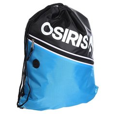 Мешок Osiris Drawstring Gym Bag Black/Cyan