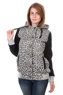 Толстовка женская CLWR Punk Hood Grey Melange Leo