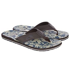 Вьетнамки Reef N Ht Prints Taupe/Blue Floral