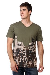 Футболка Zoo York Enew15 Stencil Tipe Drab
