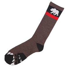 Носки высокие Nor Cal Bear Foot Sock Brown Heather