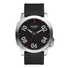 Часы Nixon Ranger 45 Nylon Black/Red
