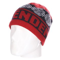 Шапка Independent Woven Crosses Skull Oxblood