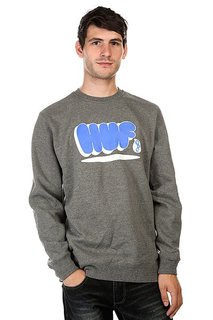 Толстовка Huf Bubbles Crew Gunmetal Heather