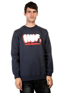 Толстовка Huf Bubbles Crew Navy Heather