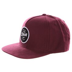 Бейсболка с прямым козырьком Circa Holten Snap Back Burgundy