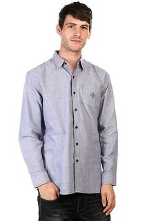 Рубашка Huf Classic Chambray L/S Woven Blue