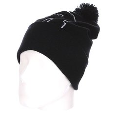 Шапка с помпоном TrueSpin Abc Pompom Beanie R Black