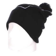 Шапка с помпоном TrueSpin Abc Pompom Beanie V Black