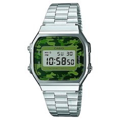 Часы Casio Collection A-168wec-3e Grey/Green
