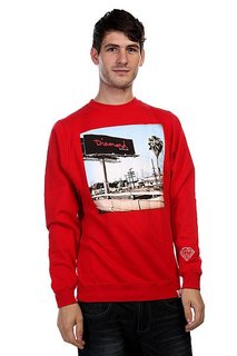 Толстовка Diamond Billboard Crewneck Red