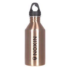 Бутылка для воды Mizu Nixon M6 600ml Lock Up Glossy Rose Gold W Black Print