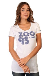 Футболка женская Zoo York Zoo 93 Scribble White