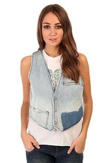 Жилет женский Insight Denim In Furs Vest Worn Out Vintage