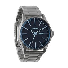 Часы Nixon Sentry Ss Gunmetal/Blue Crystal