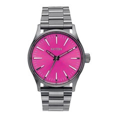 Часы Nixon Sentry 38 Ss Gunmetal/Pink Sunray