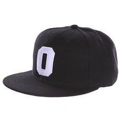 Бейсболка с прямым козырьком Truespin Abc Black O