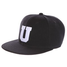 Бейсболка с прямым козырьком Truespin Abc Black U