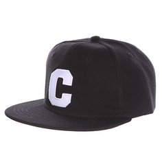 Бейсболка с прямым козырьком Truespin Abc Black C