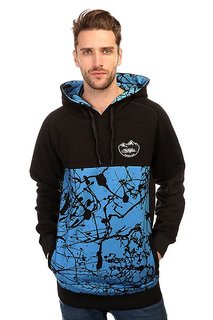 Толстовка сноубордическая Shweyka Blur Hoodie Turquoise/Black