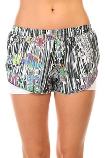 Шорты пляжные женские CajuBrasil Tafetб Stripe Shorts Multi