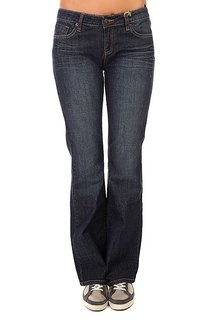 Джинсы широкие женские Zoo York Bootleg Fit Denim Raw Wash