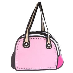 Сумка через плечо женская Jump from paper 2D Pretty Handbag Pink/White/Black