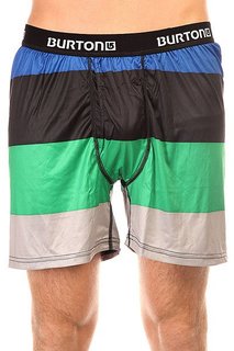 Термобелье (низ) Burton Mb Ltw Boxer 2 Pack Turf Pop Stripe/True Black