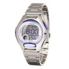 Электронные часы женские Casio Collection Lw-200d-6a Silver/Purple