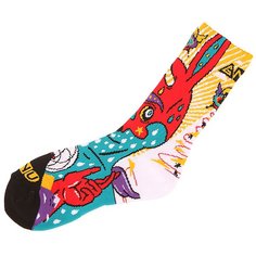Носки средние GNU Moon Sock Red