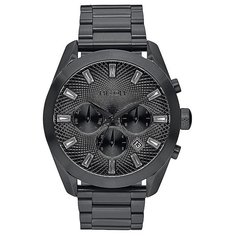 Кварцевые часы женские Nixon Bullet Chrono Crystal All Black