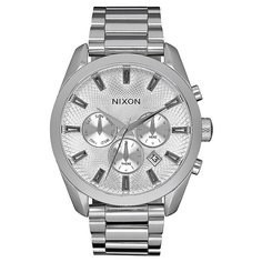 Кварцевые часы женские Nixon Bullet Chrono Crystal All Silver