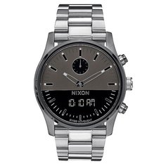 Кварцевые часы Nixon Duo Gunmetal