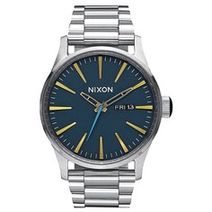 Кварцевые часы Nixon Sentry Ss Navy/Brass